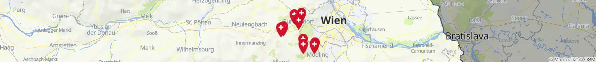 Map view for Pharmacies emergency services nearby Purkersdorf (Sankt Pölten (Land), Niederösterreich)
